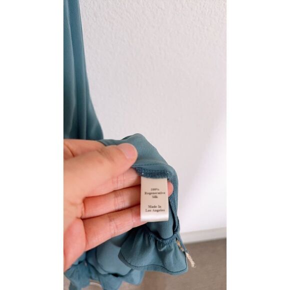 Christy Dawn The Helina silk maxi Dress Medium - Picture 13 of 14